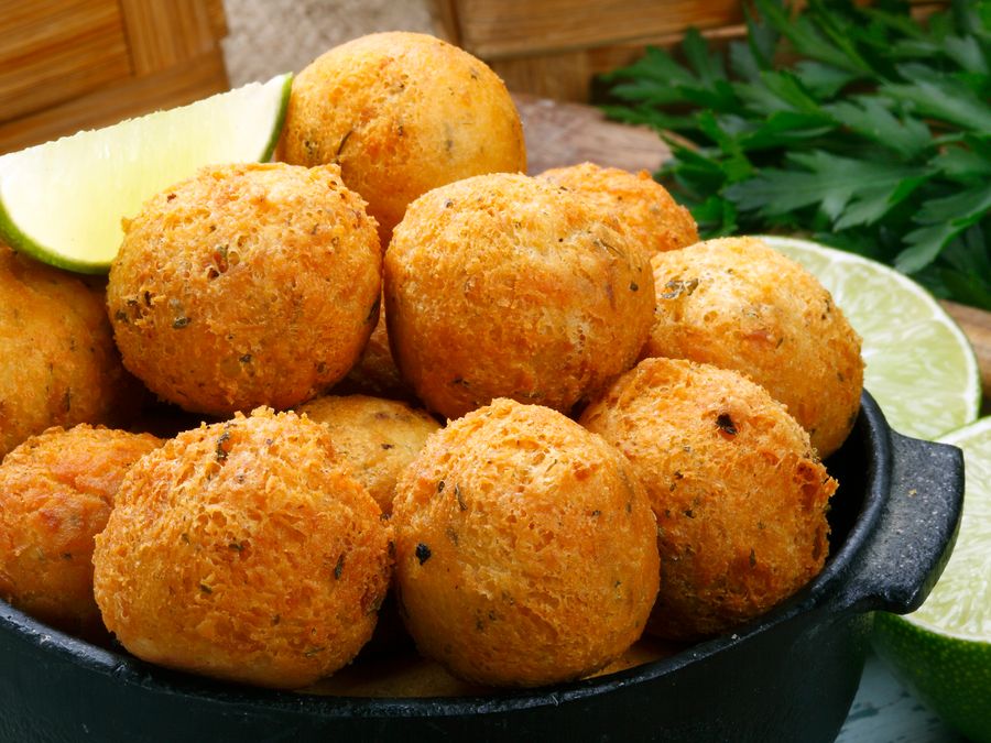 Accras de queues de crevettes