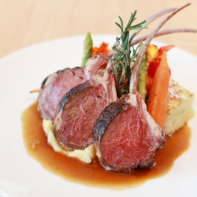 Agneau de Pauillac, légumes de saison