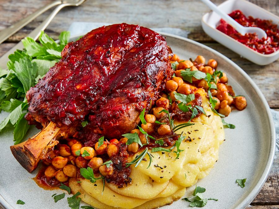 Agneau mijoté au double concentré de tomates