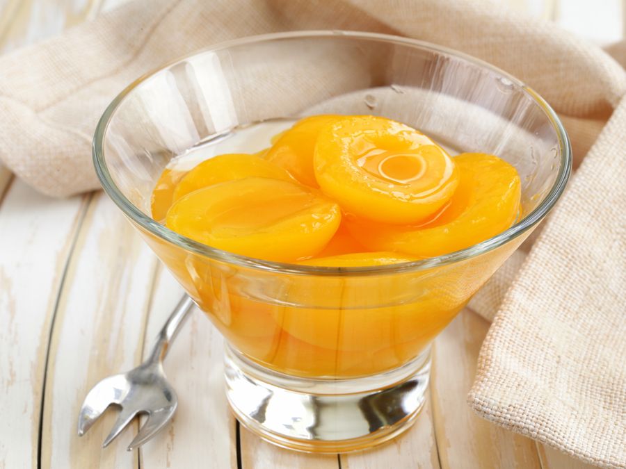 Abricots au sirop maison