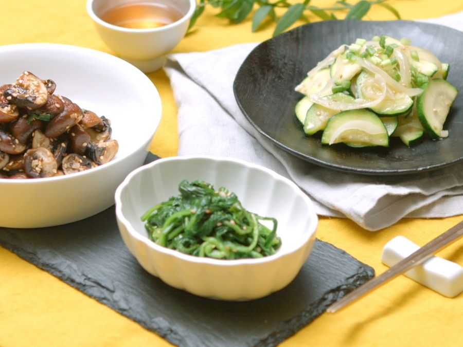 Aehobak bokkeum, courgettes sautées